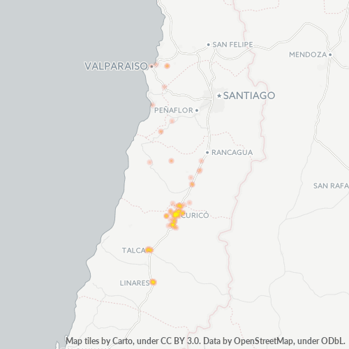 Heat Map ng Negosyo para sa 75