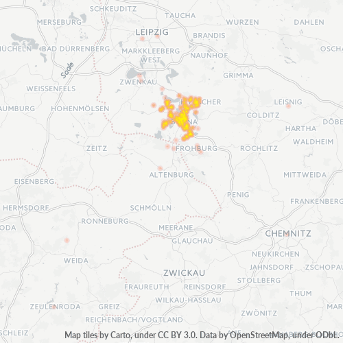 Business Heat Map for 3433