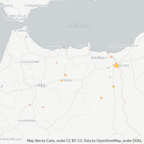 Business Heat Map for 5365