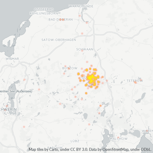 Yritysten lämpökartta paikalle 3843