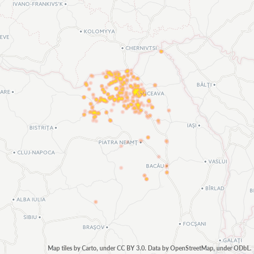 Business Heat Map for 230