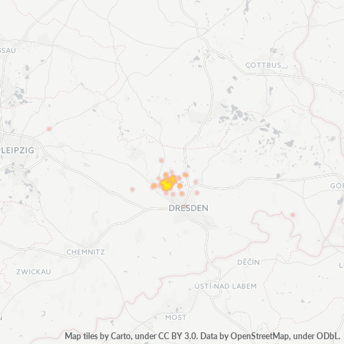 Business Heat Map for 35243