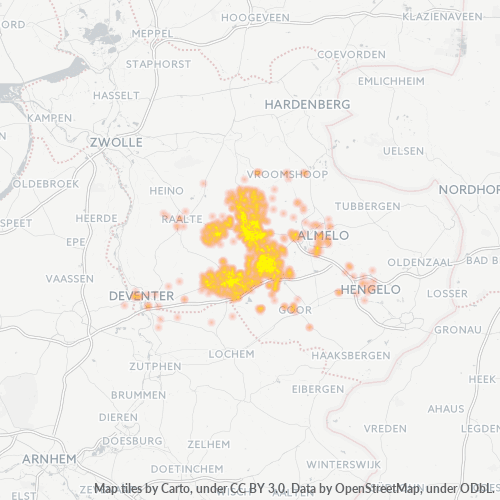 Business Heat Map for 548
