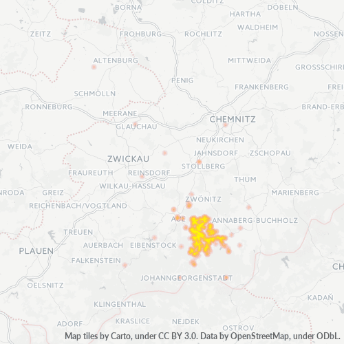 Business Heat Map for 3774