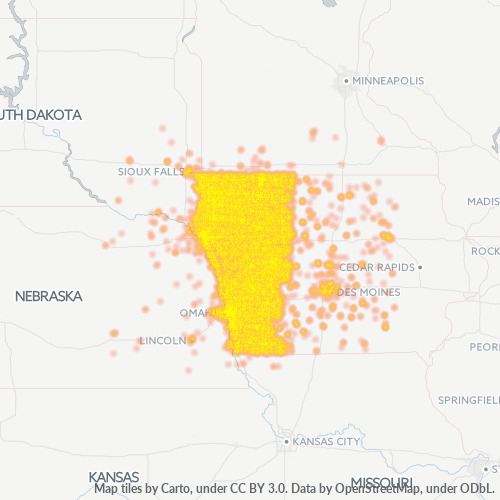 Business Heat Map for 712