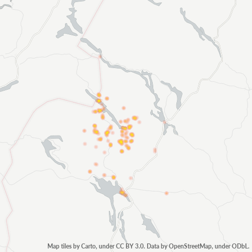 Heat Map ng Negosyo para sa 645