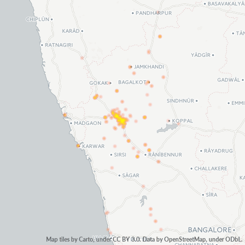 Business Heat Map for 836