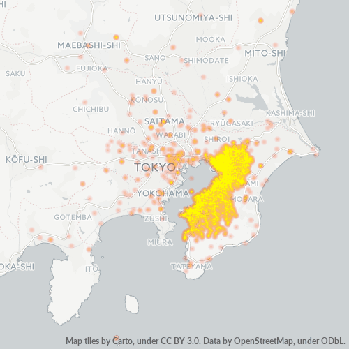 Business Heat Map for 43