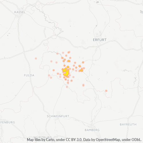 Heat Map ng Negosyo para sa 3693