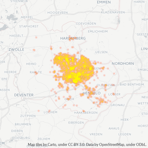 Business Heat Map for 546