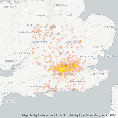 Business Heat Map for 1344