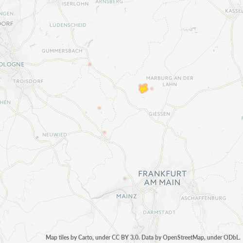 Business Heat Map for 2776