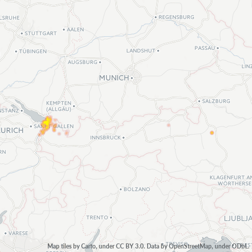 Heat Map ng Negosyo para sa 5574