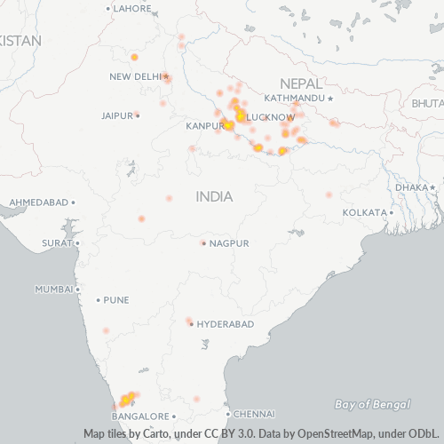 Business Heat Map for 8181