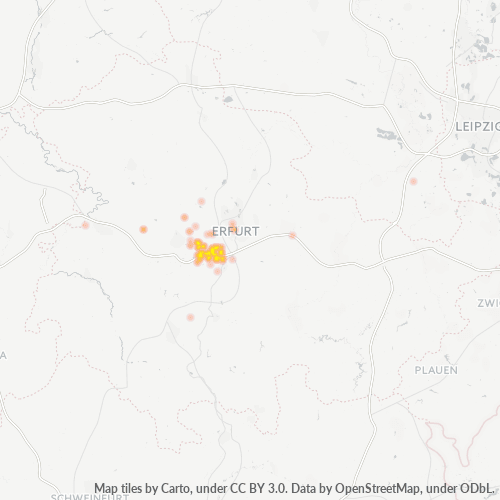 Business Heat Map for 36202