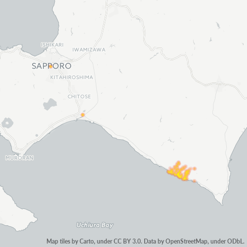 Business Heat Map for 1462