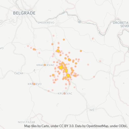 Business Heat Map for 35