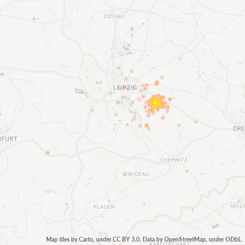 Business Heat Map for 3437
