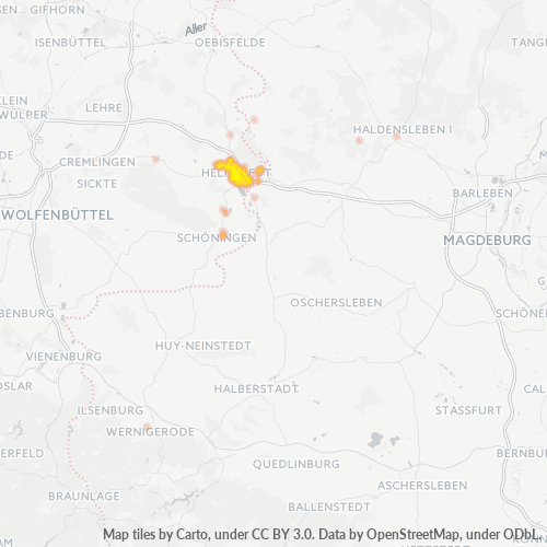 Business Heat Map for 5351