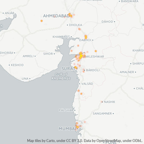 Heat Map ng Negosyo para sa 2646