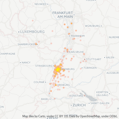 Business Heat Map for 781