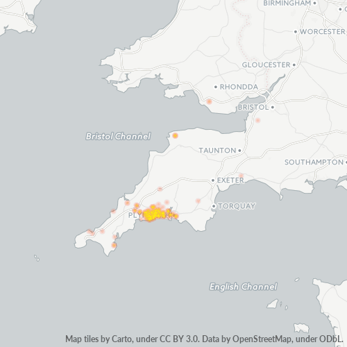Business Heat Map for 1503