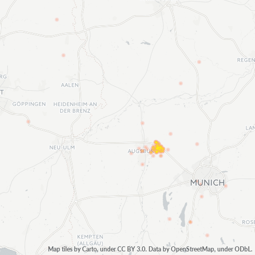 Business Heat Map for 8205