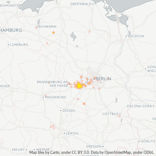 Business Heat Map for 3327