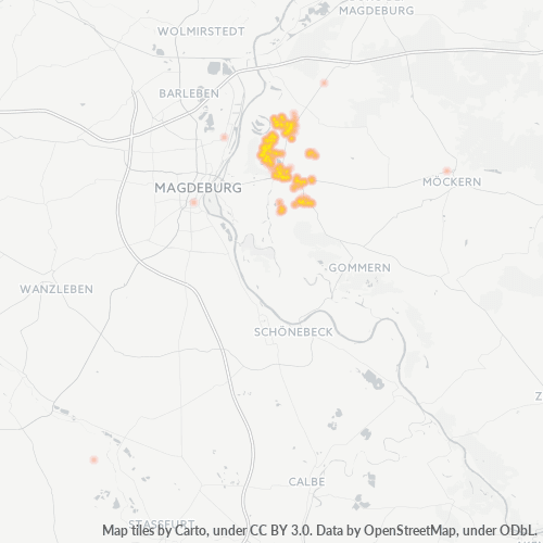 Business Heat Map for 39292
