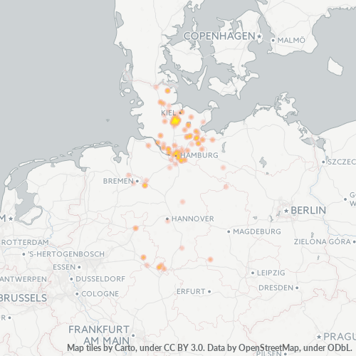 Business Heat Map for 4322