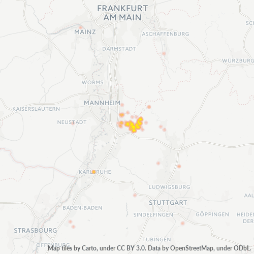 Business Heat Map for 6226