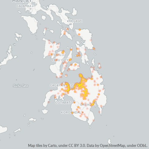 Business Heat Map for 88