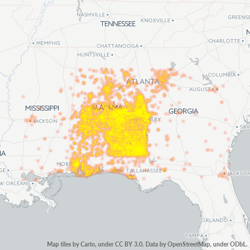 Business Heat Map for 334