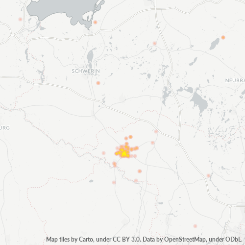 Business Heat Map for 3876