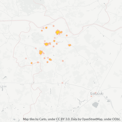 Heat Map ng Negosyo para sa 425