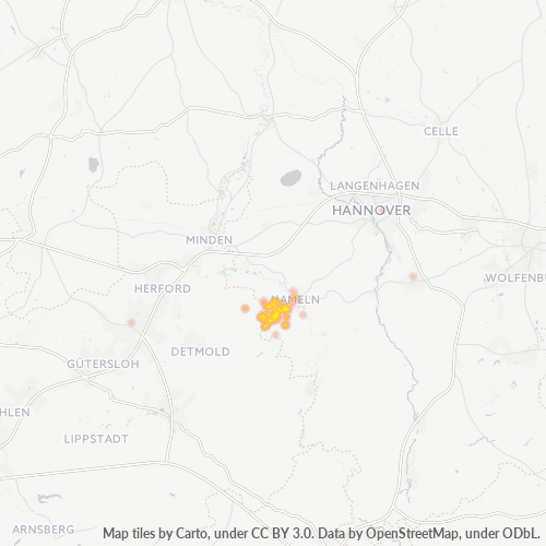 Business Heat Map for 5154