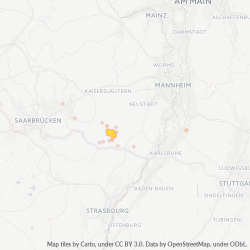 Heat Map ng Negosyo para sa 6391