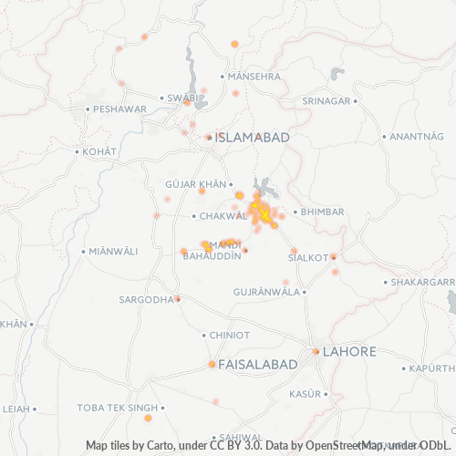 Heat Map ng Negosyo para sa 544