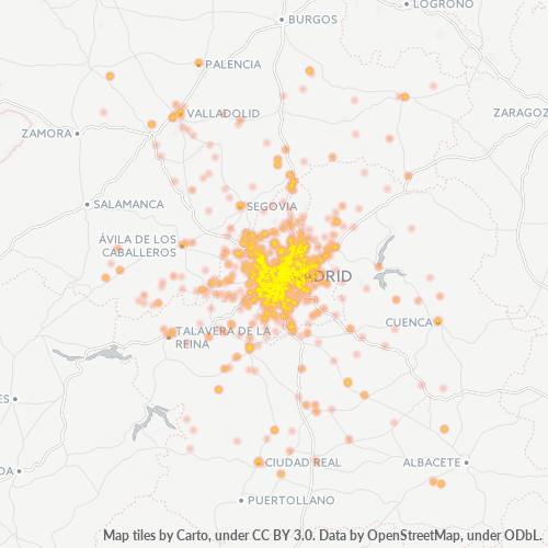 Business Heat Map for 916