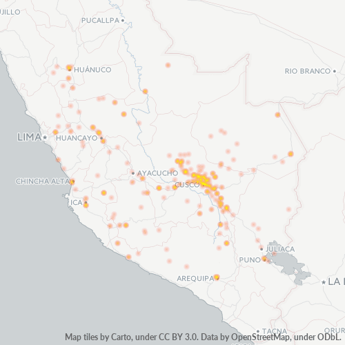 Business Heat Map for 84