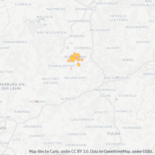 Business Heat Map for 5684