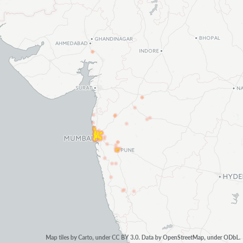 Heat Map ng Negosyo para sa 8691