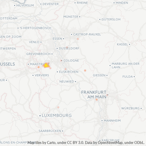Business Heat Map for 2423