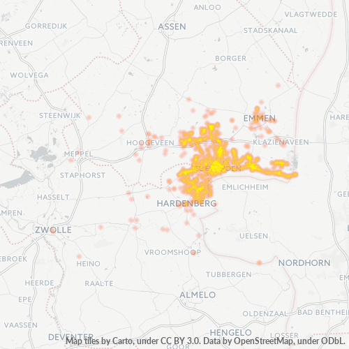 Unternehmens-Heatmap für 524
