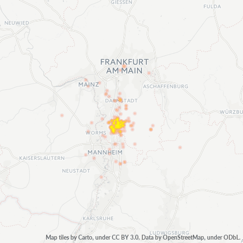 Business Heat Map for 6251