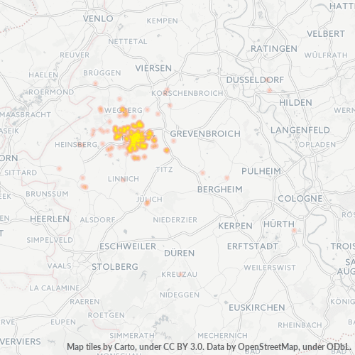 Business Heat Map for 2431