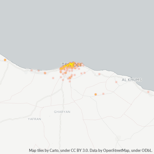 Business Heat Map for 21