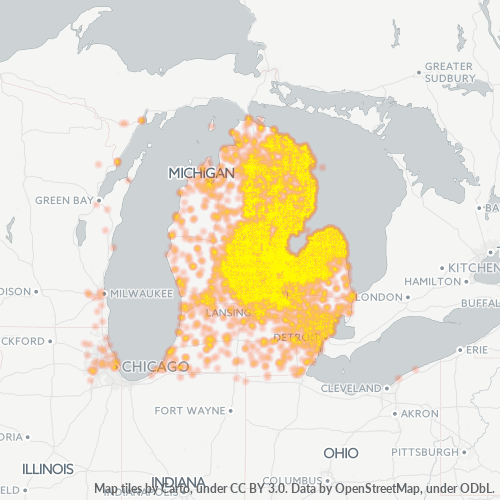 Business Heat Map for 989