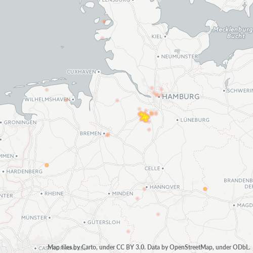 Business Heat Map for 4182