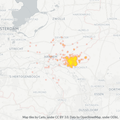 Business Heat Map for 315